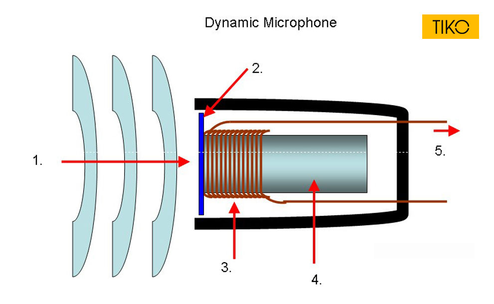 Cấu tạo micro thu âm dynamic