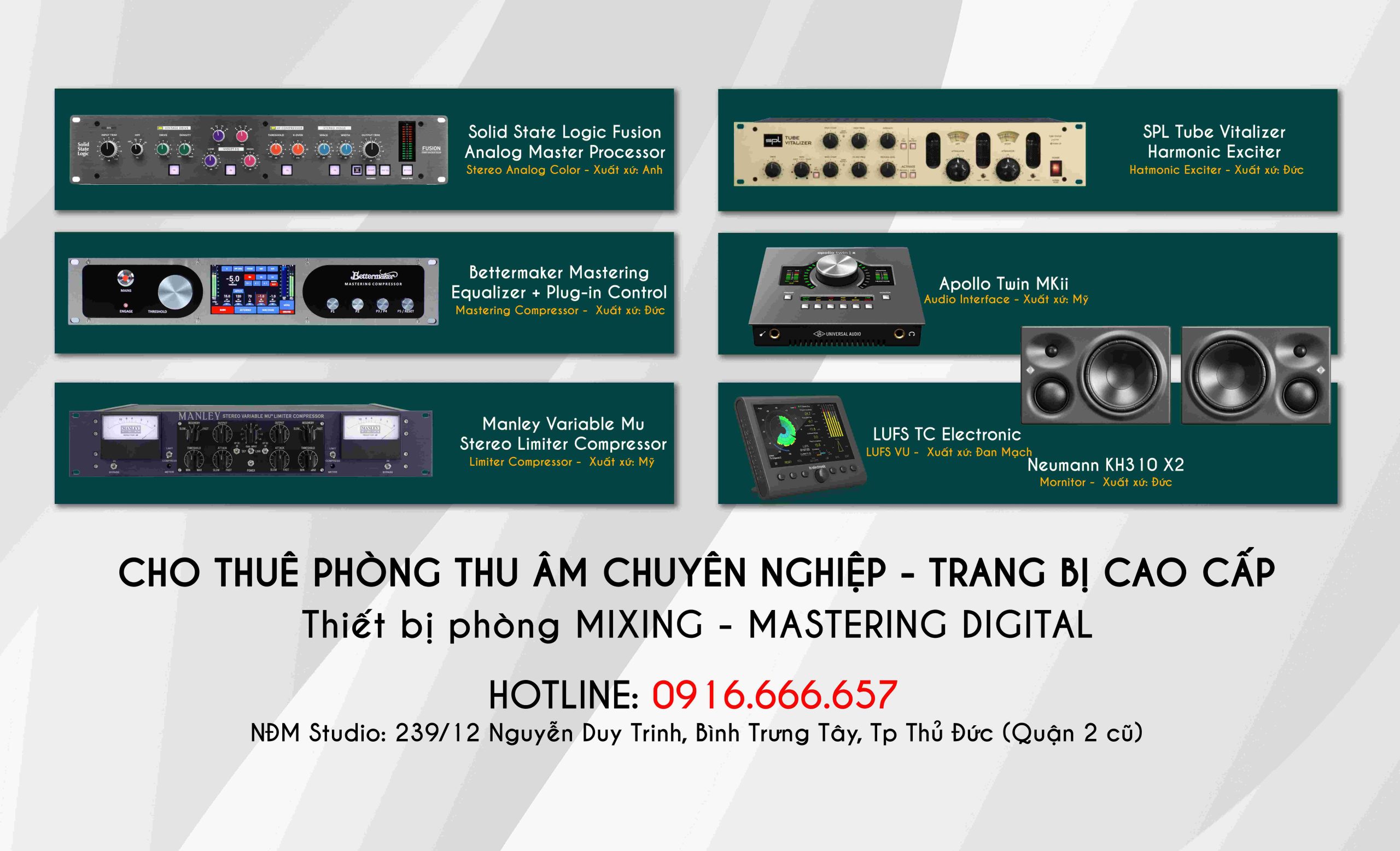 DANH SACH THIET BI MIX DIGITAL